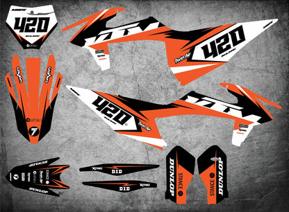 Graphics Decal Kit for KTM SXF 250 450 (2019-2021)