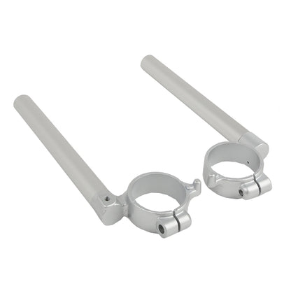 Silver Clip-On Handlebars for Suzuki GSXR600 750 (2006-2010)