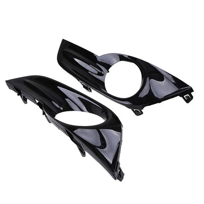 Black Front Bumper Fog Light Bezel Cover for Nissan Altima Sedan (2013-2015)