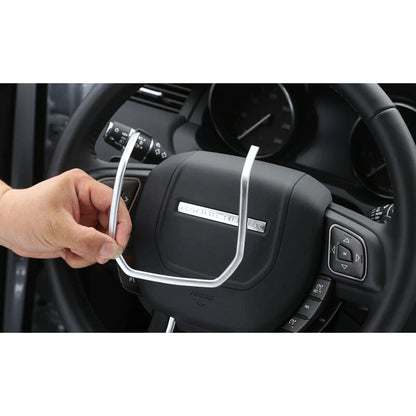 Crystal Center Logo Steering Wheel Cover Trim For Range Rover Evoque 2015-2018