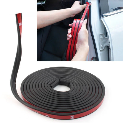 Hollow Weather-Strip Door Edge Seal 13FT B-Shape Trim for Universal Cars