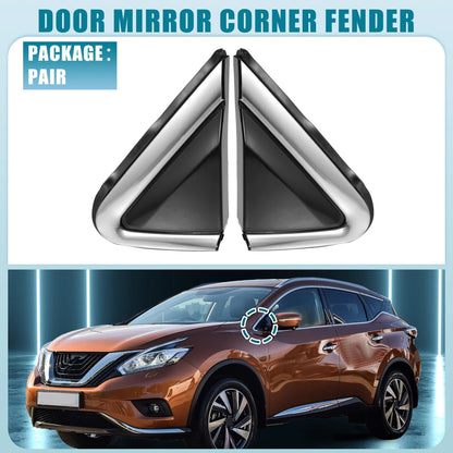 Pair Door Mirror Corner Fender for Nissan Murano (2015-2018)