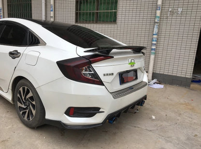 Universal Spoiler Wing for Honda Civic Sedan 2016-2021 Glossy Black
