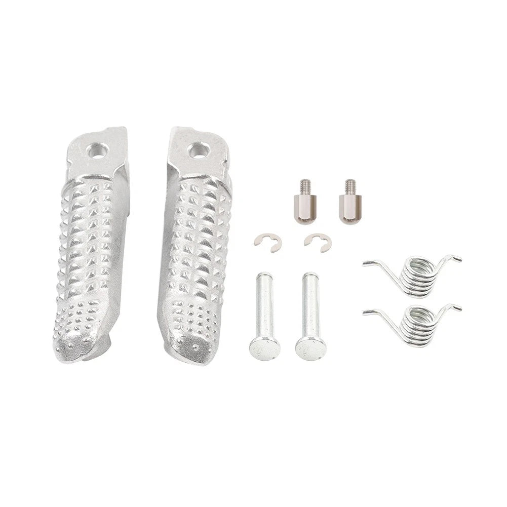 Silver Front Driver Foot Pegs for BMW R nineT (2020-2024)