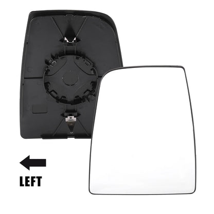 Driver Side Mirror Glass w/ Backing Plate for Ford Transit (2015-2020)