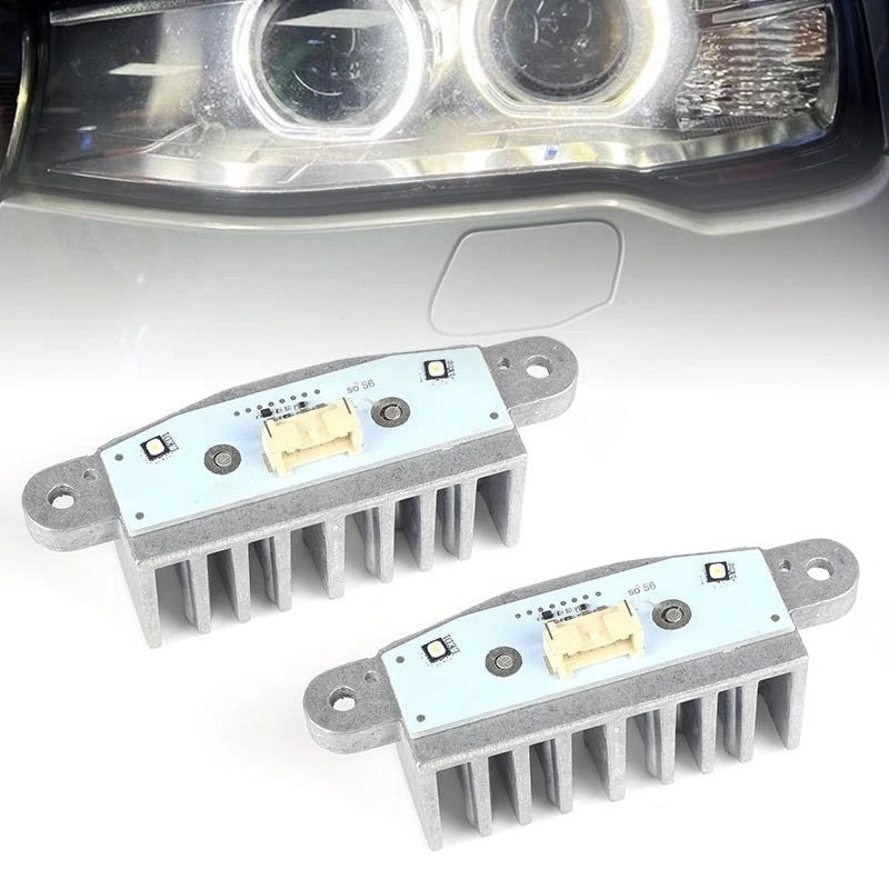 4X LED Headlight DRL Angel Eye Module Ballast for BMW X3 (2009–2018)