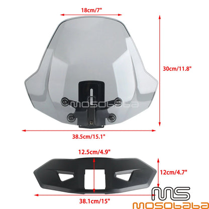 Windshield Adjustable Wind Deflector for Can-Am Ryker 600/900 ACE (2019-2023)
