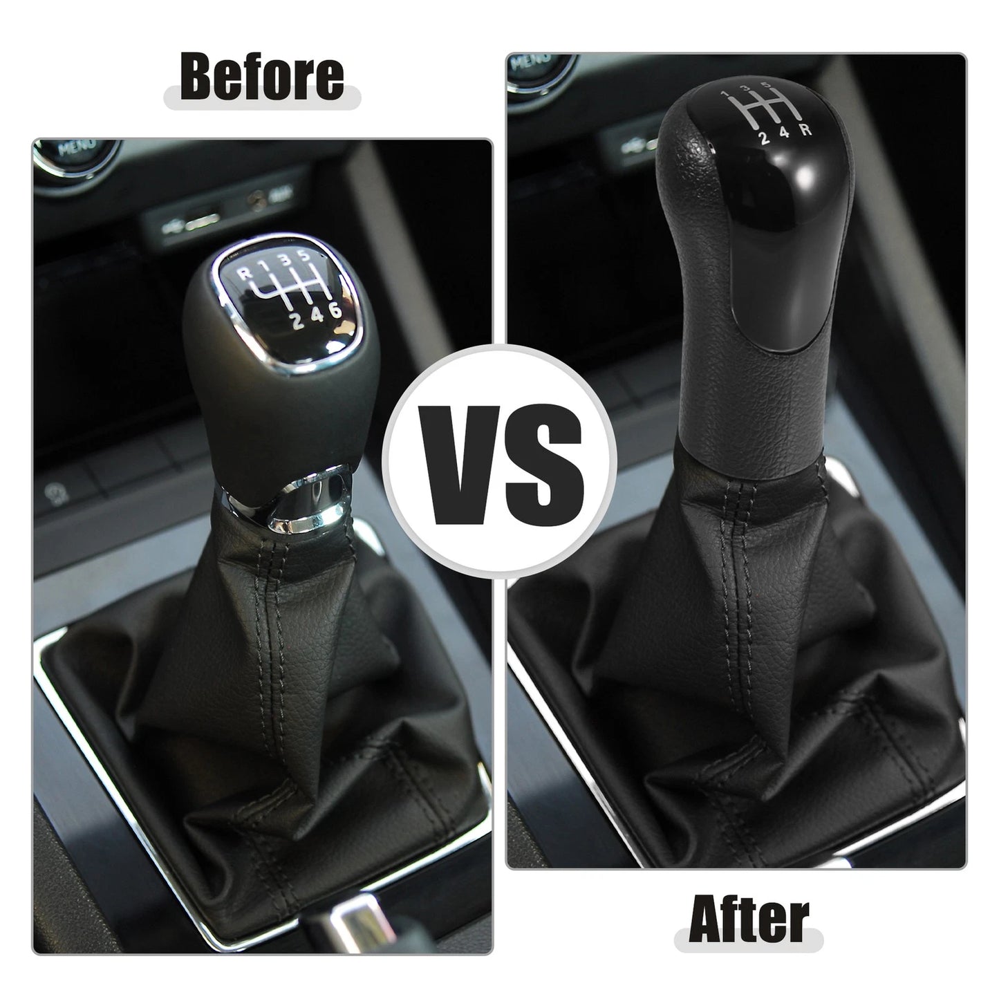 5 Speed Manual Gear Shift Knob for Ford Fiesta Fusion Transit (2009-2023)
