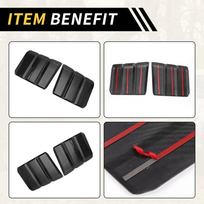 Carbon Fiber Engine Shroud Cover for Toyota Tundra (2022-2024)