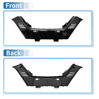 Upper Bumper Grille for Nissan Rogue Sport Chrome Black (2017-2022)