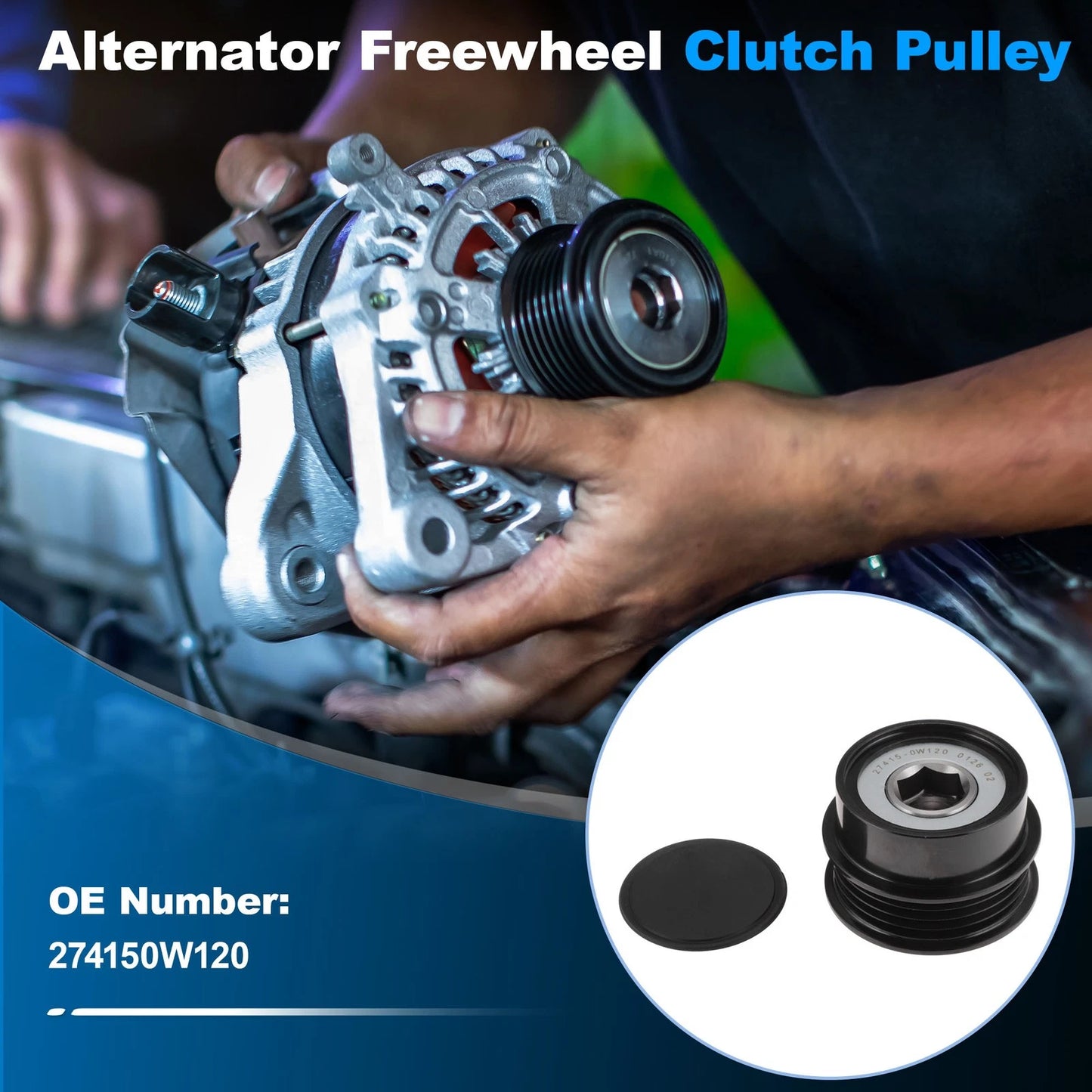 Alternator Freewheel Clutch Pulley for Toyota Camry (2010–2011)