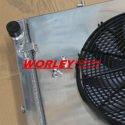 Aluminum Radiator & Shroud for Nissan Patrol Y61 GU 3.0L 4.2L (2001-2016)