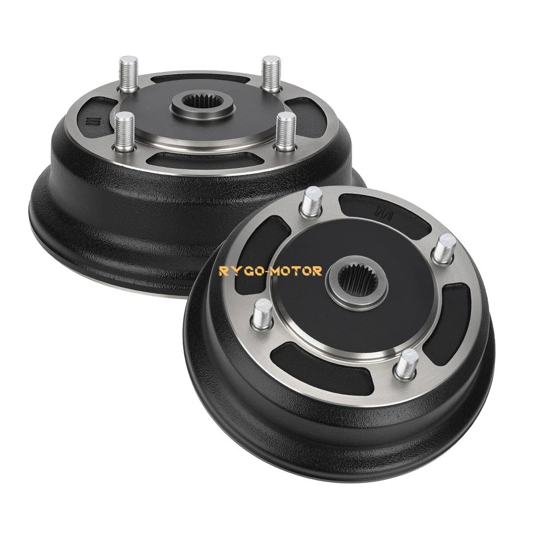 2 x Front Brake Drum Hub for Kawasaki Mule 3010 4010 4000 3000 2510