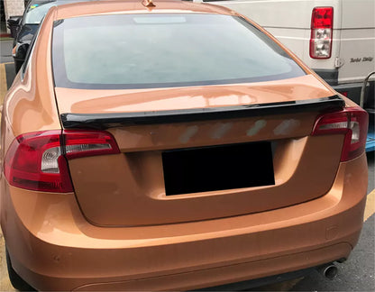 Rear Boot Spoiler Wing for Volvo S60 Sedan Glossy Black (2011-2019)