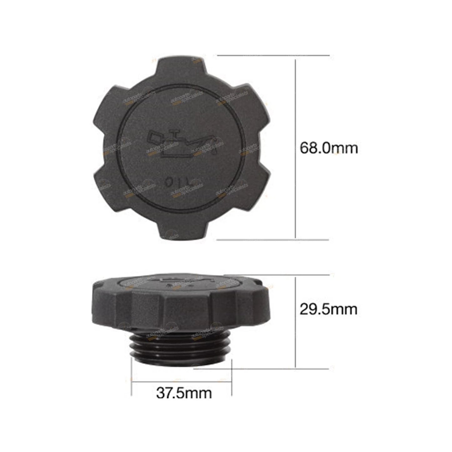 Oil Filler Cap for Landcruiser HZJ80R (1990–1998)