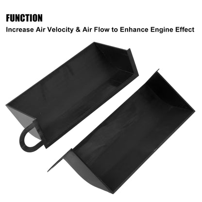 2 x Hood Dynamic Cold Air Intake System Scoop for BMW E90/91/92 (2006-2013)