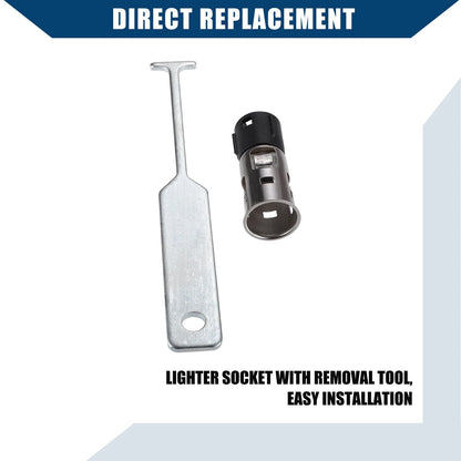 Inner Lighter Socket Removal Tool for Chevy Silver Tone