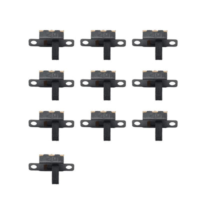 10 x Mini Vertical Slide Switch for PCB Panel - 2 Position On/Off SPDT