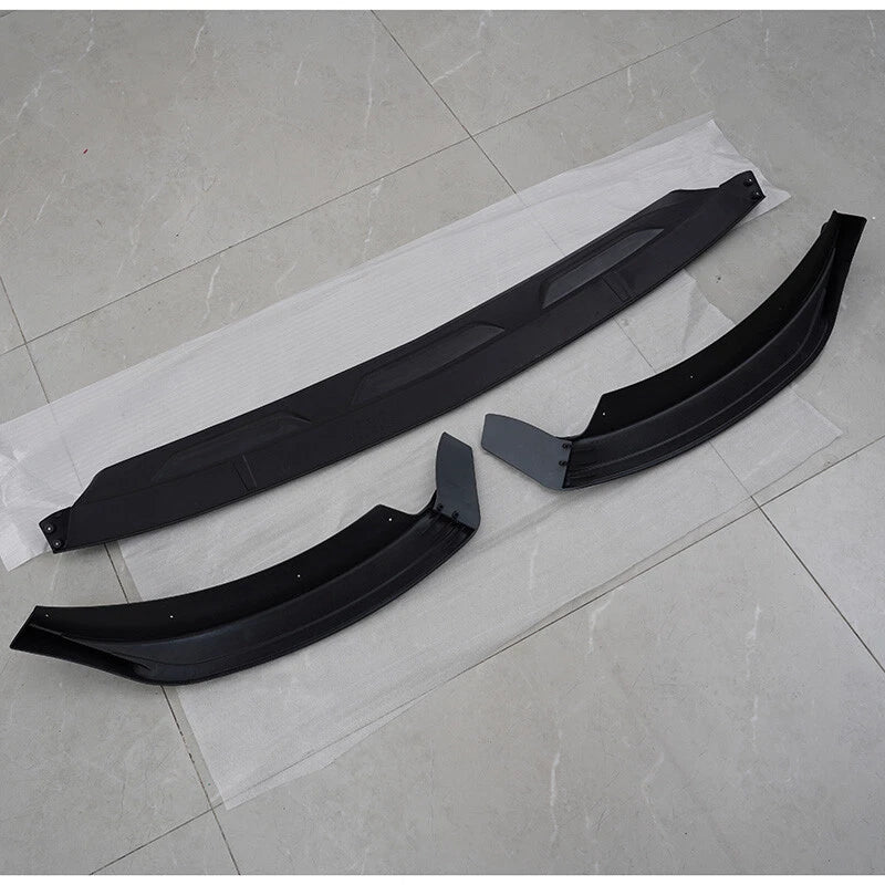 Front Bumper Spoiler Lip Black for Mercedes Benz GLE W167 C167 V167 (2020-2023)