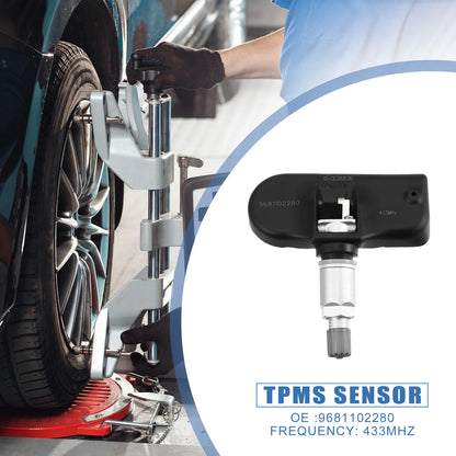 Tire Pressure Monitoring System Sensor 433MHz for Peugeot 207, 307 (2006-2014)