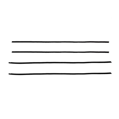 Weatherstrip Door Belt Out+In Set 4 Fits Datsun Sunny KB110 2D Coupe 70-73 D06