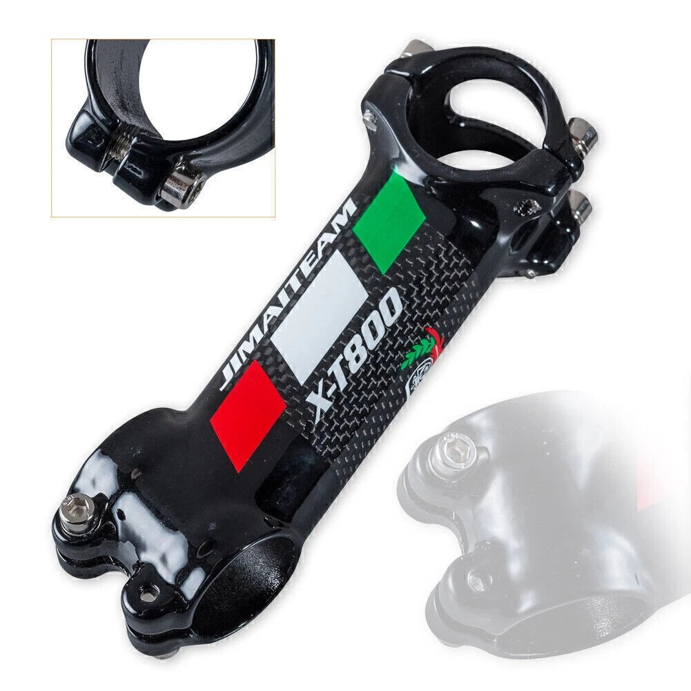 Carbon Fiber Handlebar Mount Clamp Stem for MTB Road Bike 80/90/100/110MM