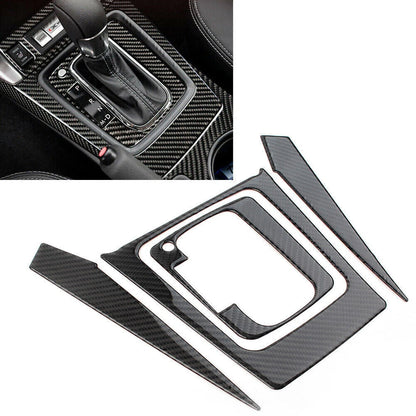 4 Pcs Carbon Fiber Gear Shift Covers for Subaru Forester (2013-2018)