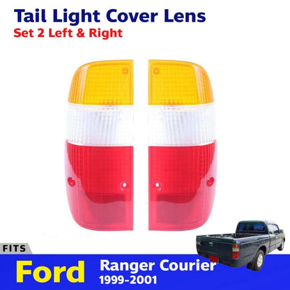 LH+RH Tail Lights Rear Indicator Lamp Lens Fits Ford Ranger Pickup 1999-2001 New