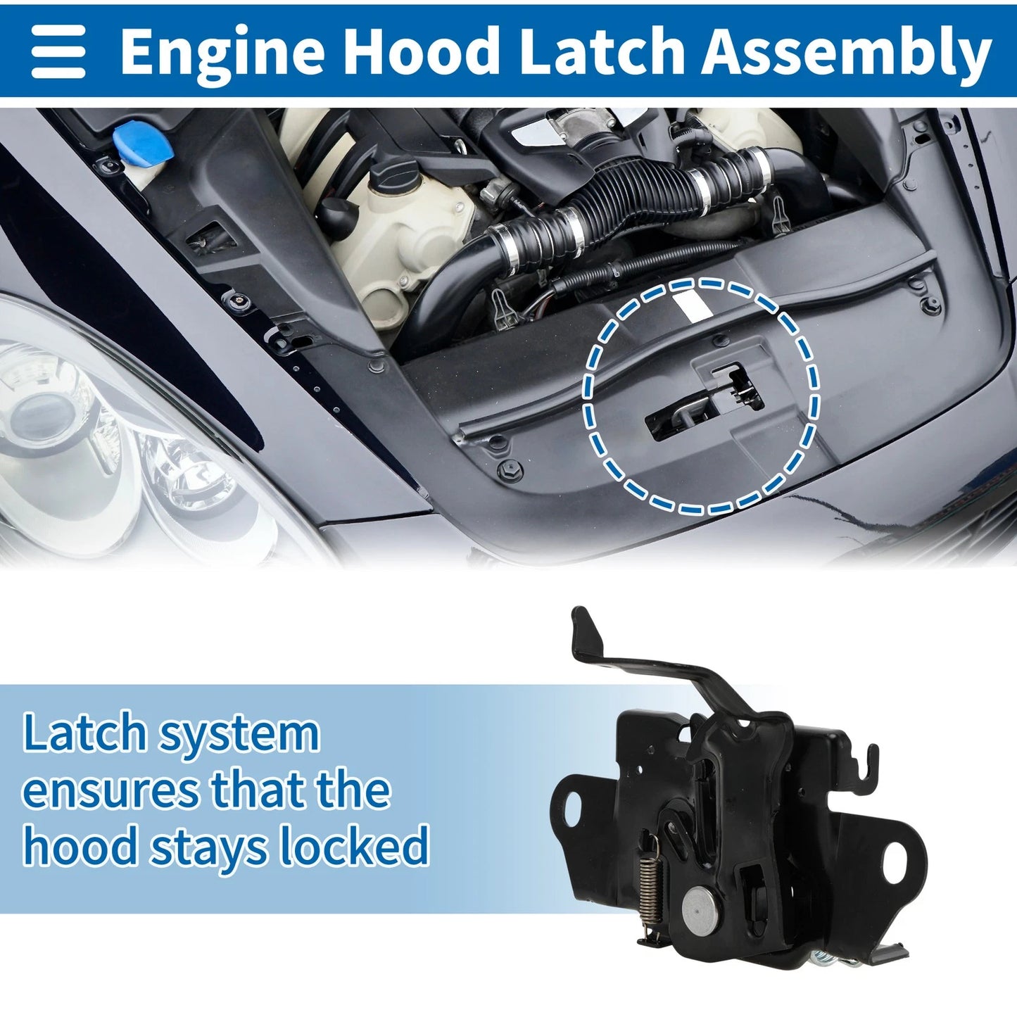 Hood Latch Assembly for Mazda 6 (2014-2017)