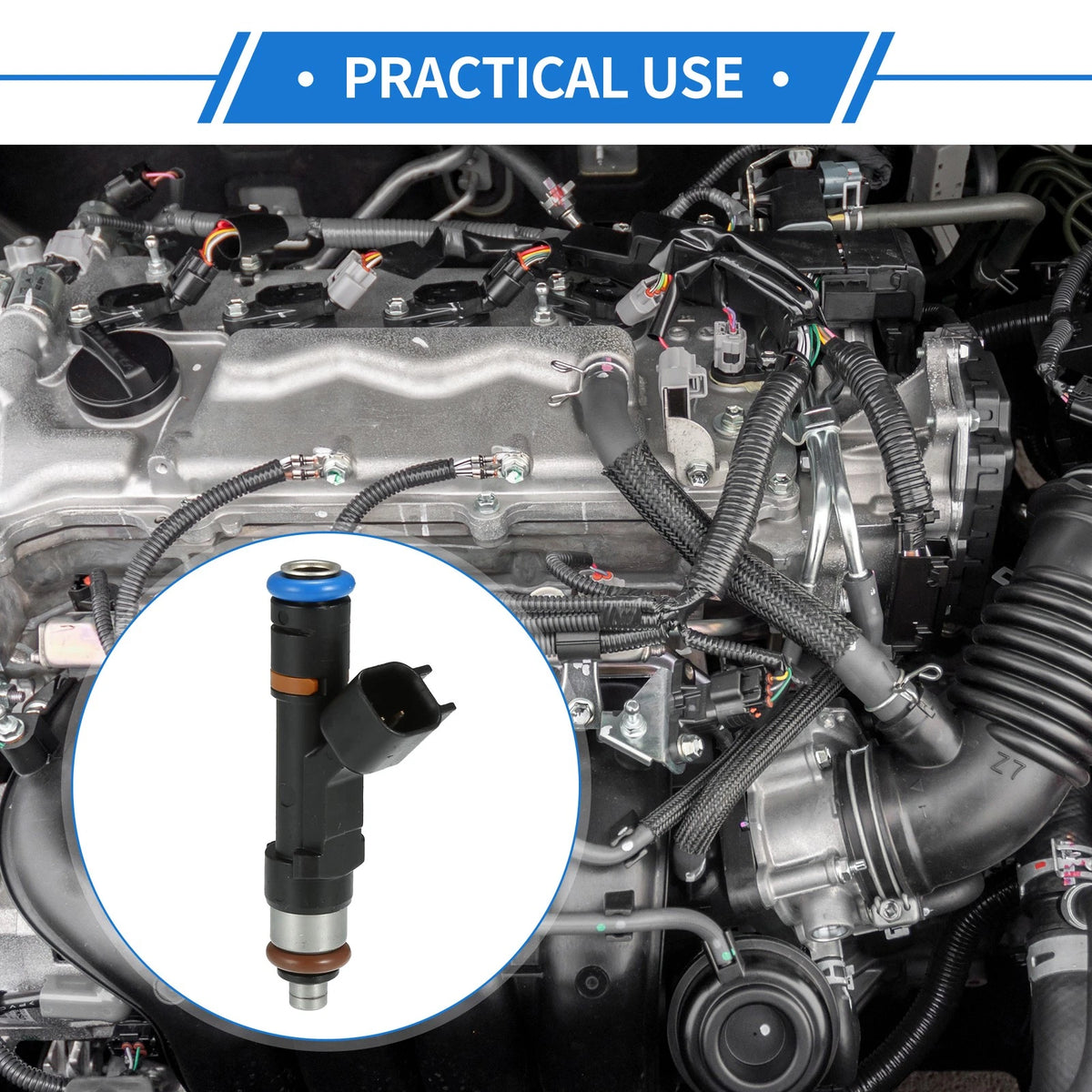 Fuel Injector for Ford S-Max 2.0 06-14, 2.3 07-14 (1 Pc)