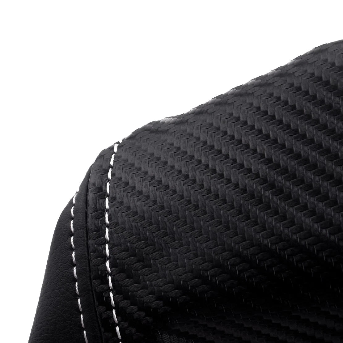 Carbon Fiber PU Leather Center Console Armrest Cover for Honda Civic (2016-2023)