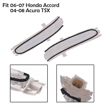 2 x Rearview Mirror Turn Signal Lights for 2004-2008 Acura TSX Sedan