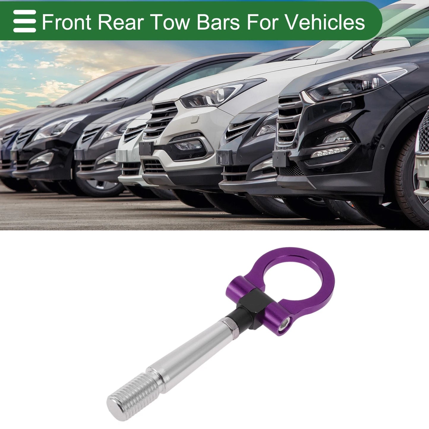 Tow Hook 23.6mm Aluminum Alloy for Mitsubishi Lancer EX (2007-2012)