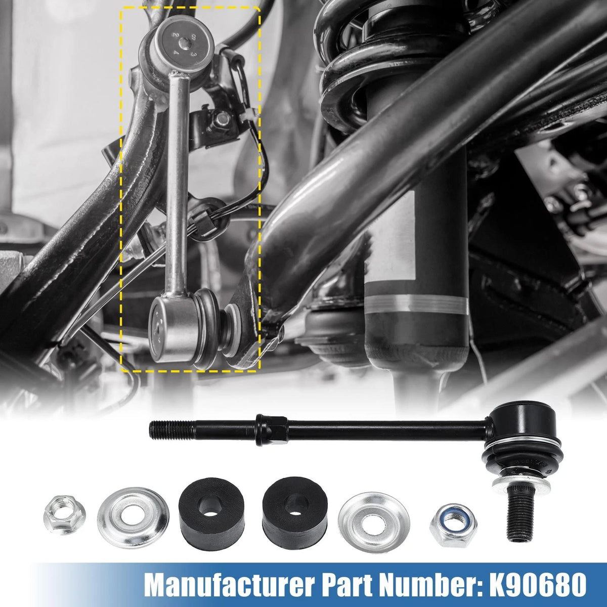 2 x Front Sway Bar Links for Toyota Tundra and Sequoia (2001–2007)