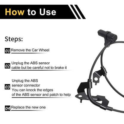 ABS Wheel Speed Sensor for Mitsubishi L200 (2012-2015) Front Right