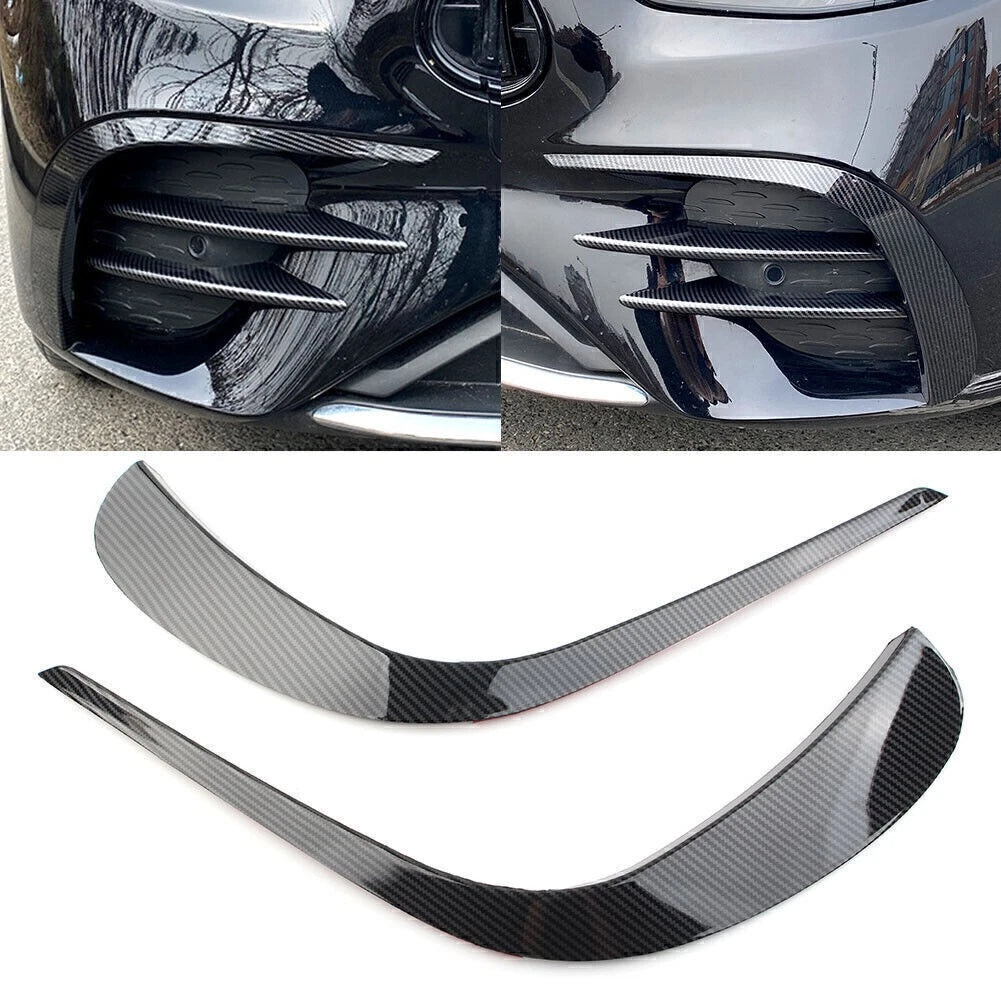 Front Bumper Lip Splitter Spoiler Kit for Benz E Class W213 E260 E300 E53 (21-Up)