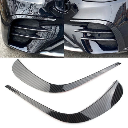 Front Bumper Lip Splitter Spoiler Kit for Benz E Class W213 E260 E300 E53 (21-Up)