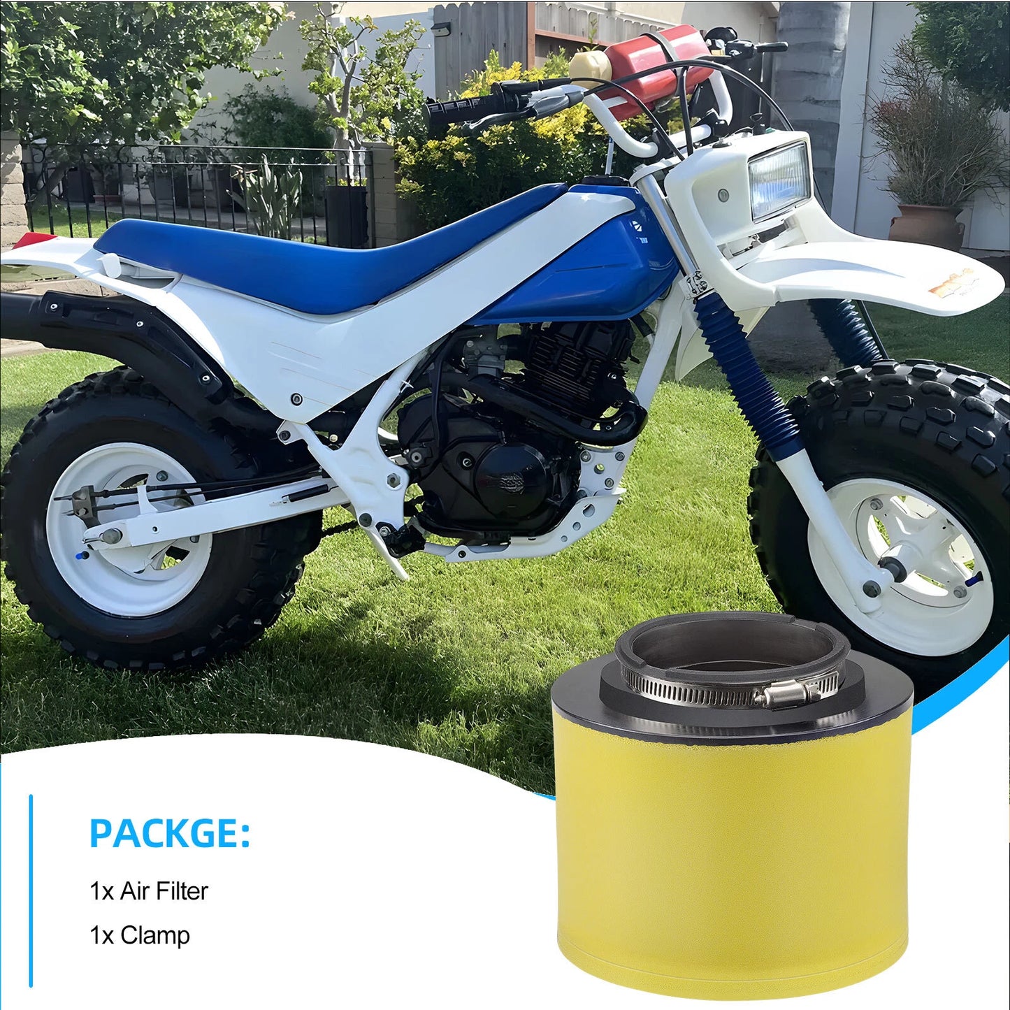 Air Filter for Honda TR200 Fat Cat 1986-1987 Air Cleaner