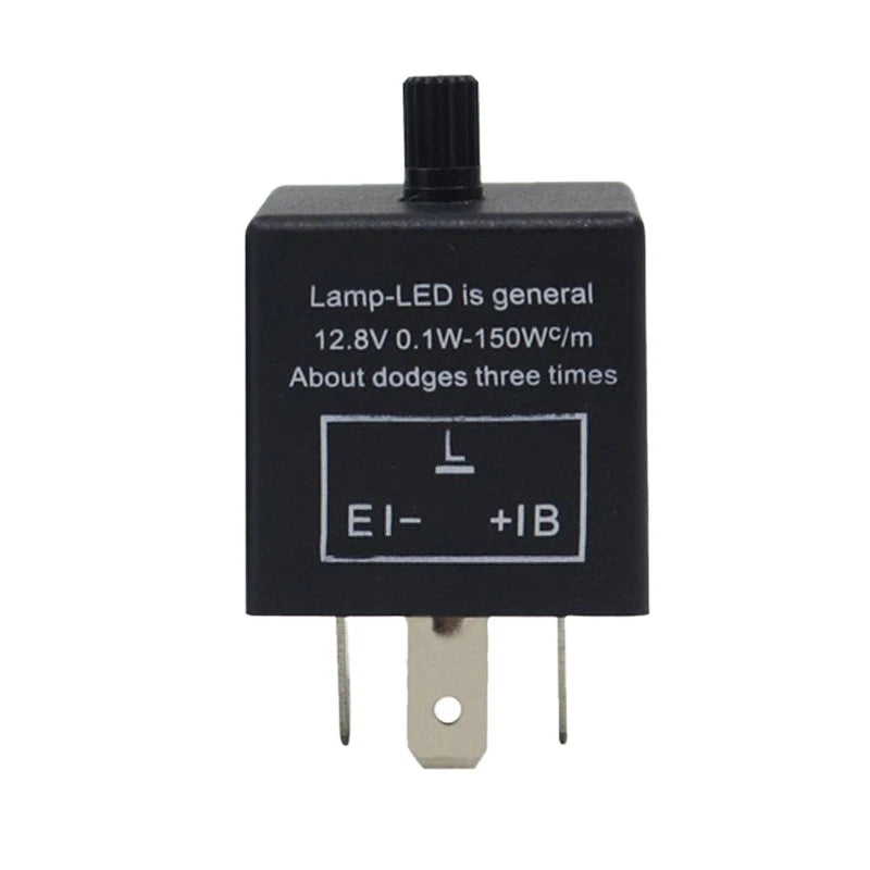 3-Pin Flasher Relay for CF14 Acc Sk Turn Signal LED Light Hyper Flash