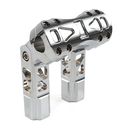 6.5" Pullback Handlebar Risers Clamps for Harley Dyna, Softail, Sportster
