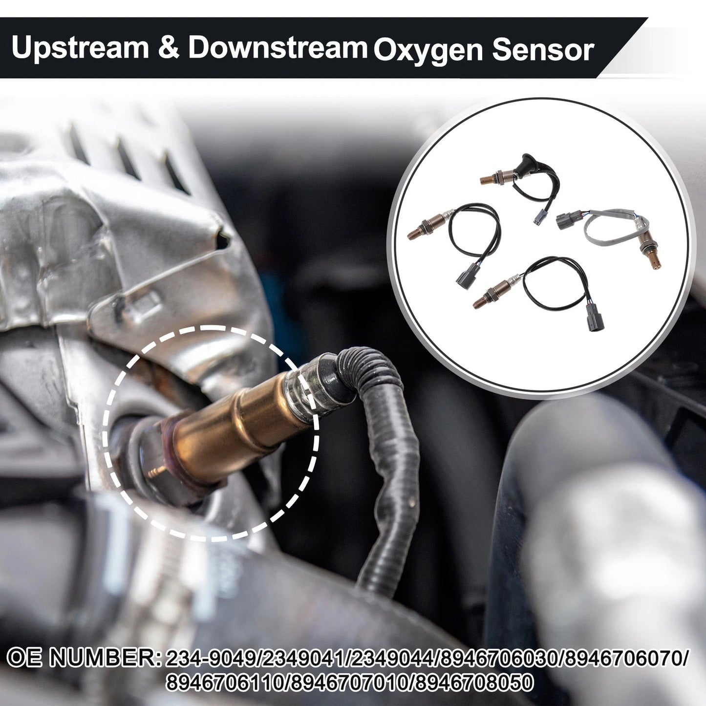 Oxygen Sensor Upstream & Downstream for Toyota RAV4 (2006–2012)