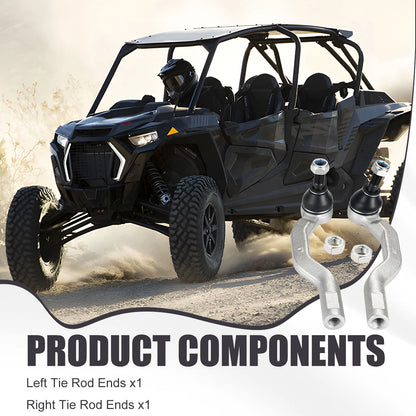 Heavy Duty Tie Rod End Kit for Polaris RZR XP Turbo/XP 4 Turbo