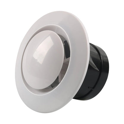 Round AC Ceiling Vent for RV Camper Trailer - Adjustable & Rotatable