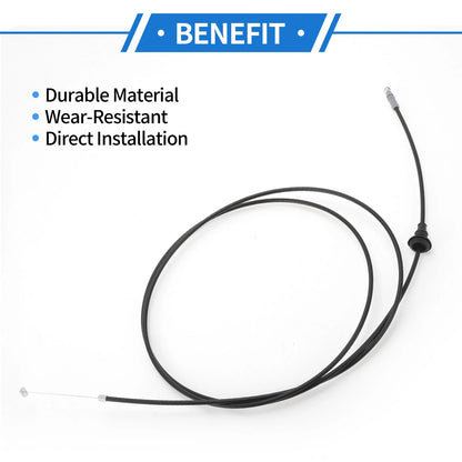 Bonnet Release Cable for Toyota Camry 2012-2016 (2 x Cables)