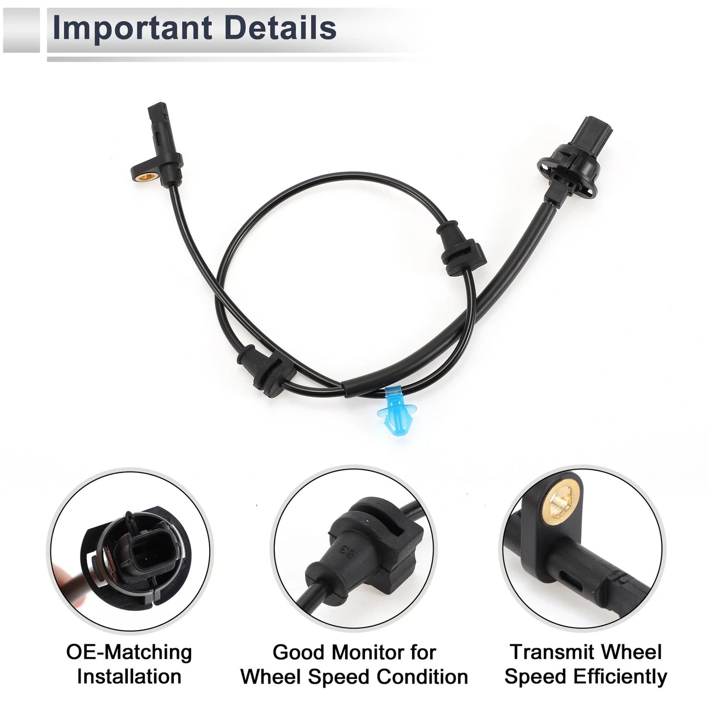 ABS Wheel Speed Sensor for Honda HR-V 1.8L Front Left (2016-2021)