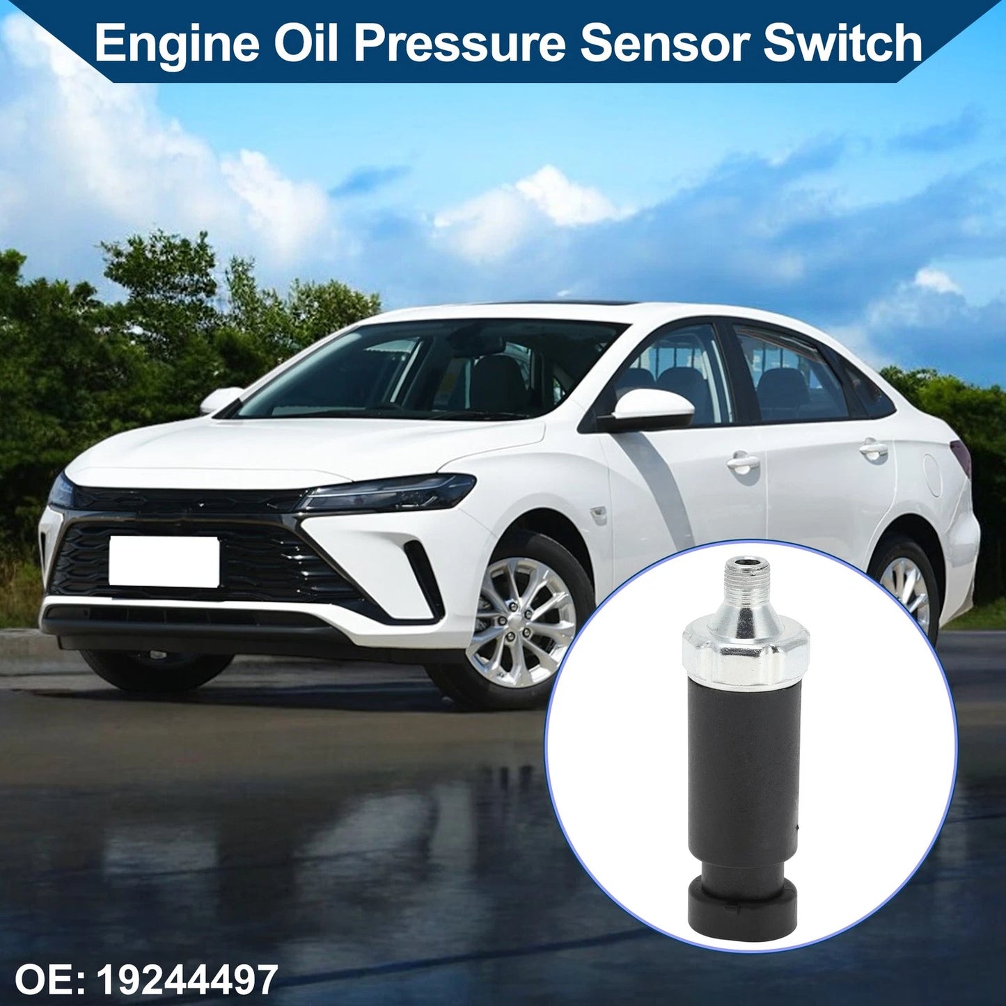Engine Oil Pressure Sensor Switch for BUICK REGAL (1989–1991)