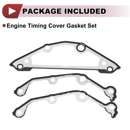 Engine Timing Cover Gasket Set for BMW 545i 4.4L 4.8L (2005-2010)