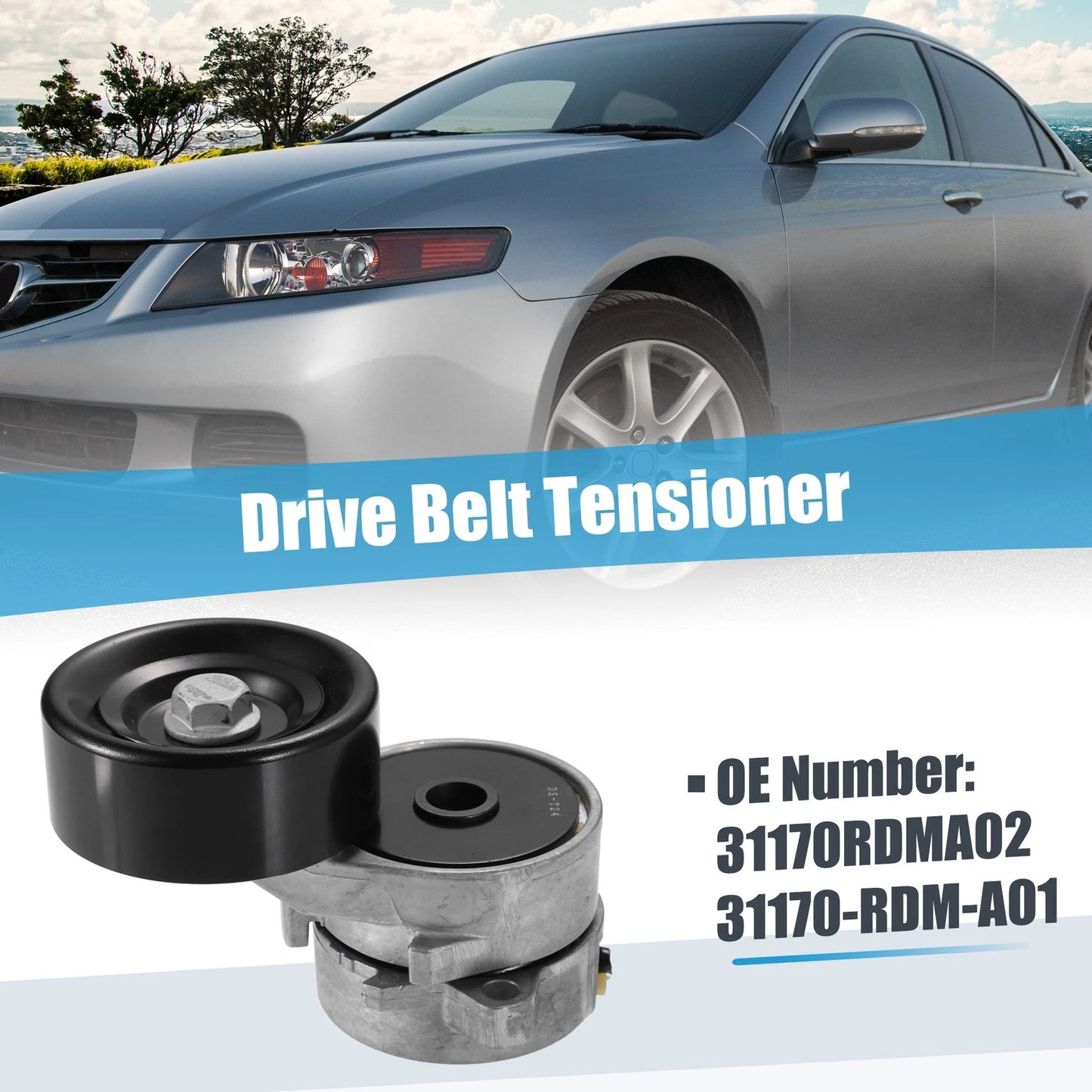 Belt Tensioner Pulley Assembly for Acura TL (2009-2014)