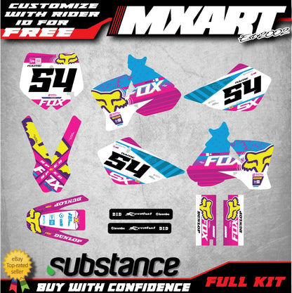 KTM 50 Graphics PEAK STYLE Stickers Decals (2002-2008)