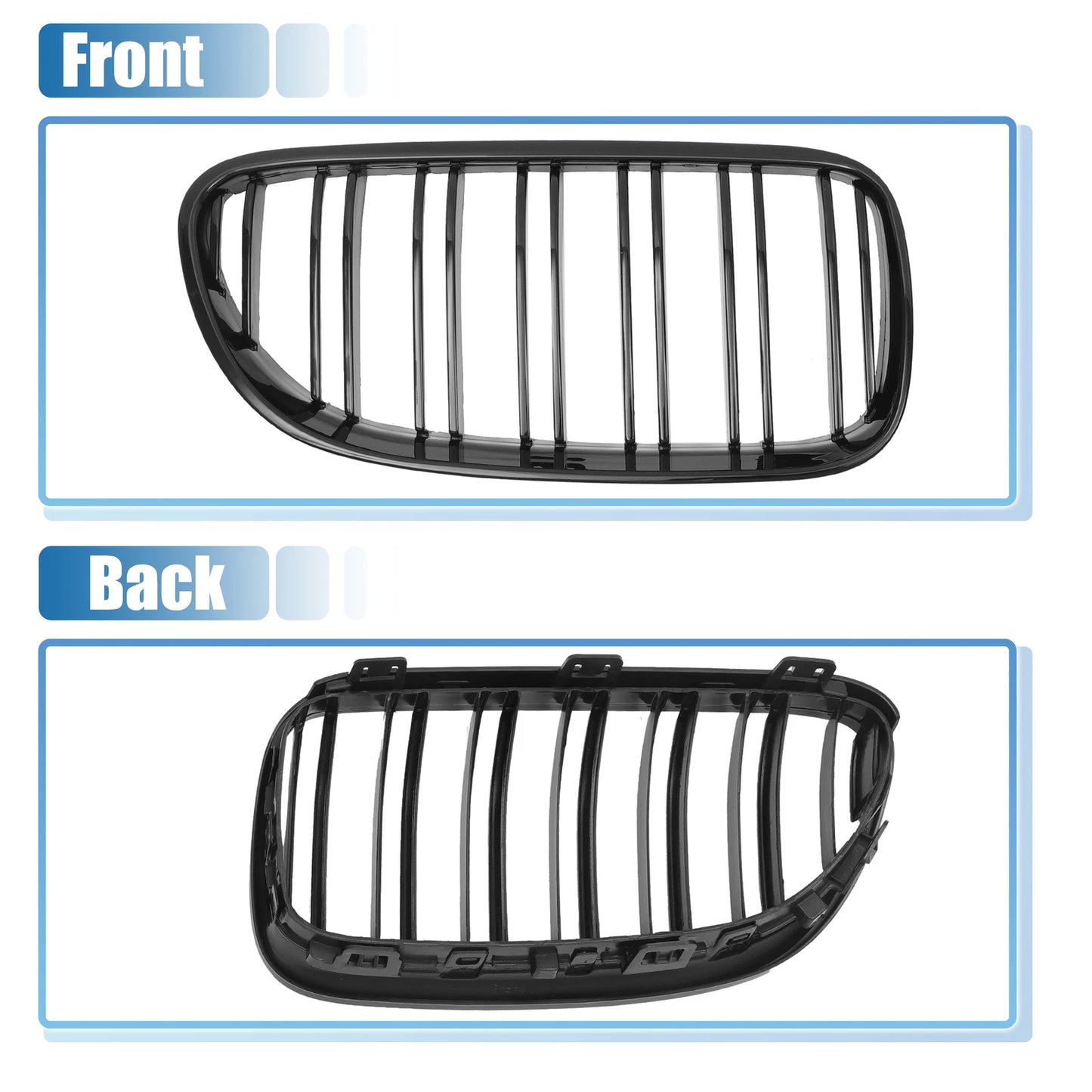 Front Hood Bumper Grille for BMW 328i 335i M3 xDrive 335is (2012-2015)